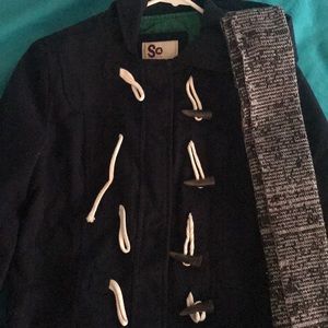 Juniors jacket with a free scarf